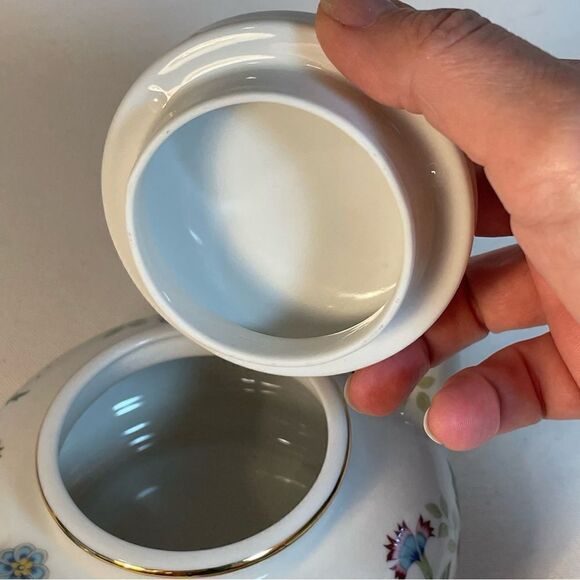 Andrea by Sade's Tea for One teapot and cup porcelain floral - Picture 8 of 16